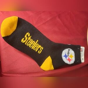 M511 NFL Steelers team apparel socks size large Mens 10-13